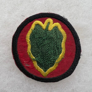 US Army 24th Infantry Division Patch Silk Japanese Made