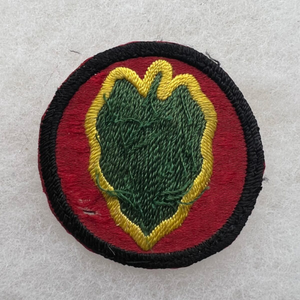 US Army 24th Infantry Division Patch Silk Japanese Made