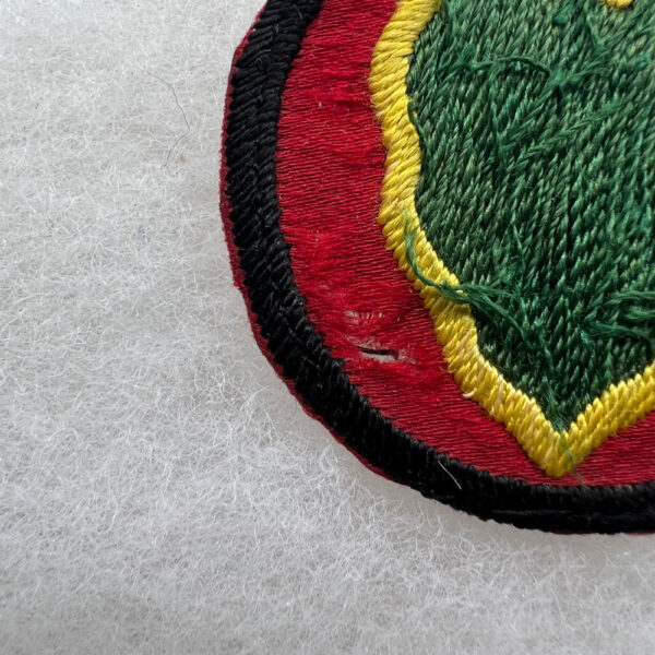 US Army 24th Infantry Division Patch Silk Japanese Made - Image 2