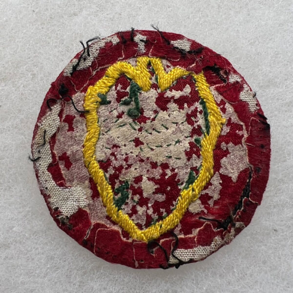 US Army 24th Infantry Division Patch Silk Japanese Made - Image 3