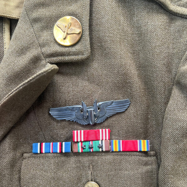 WW2 US 8th Army Air Force 445th Bombardment Group Tail Gunner Uniform Grouping With English Made Squadron Patch ID'D - Image 9