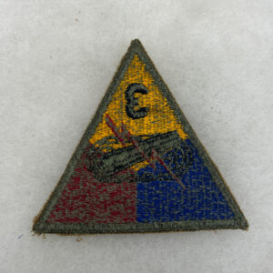 WW2 US Army 3rd Armored Division Patch Greenback