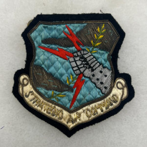USAF Strategic Air Command Bullion Blazer Patch Quilted Gemsco