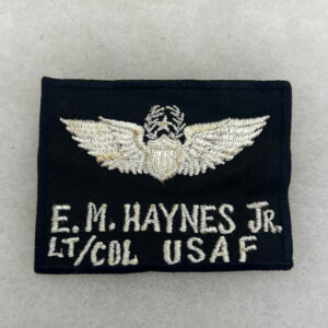 USAF Lieutenant Colonel Pilot Name Tape Theater Made