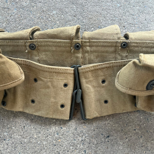 WW1 US Model 1917 10 Pocket Medical Belt Long 1918 - Image 2