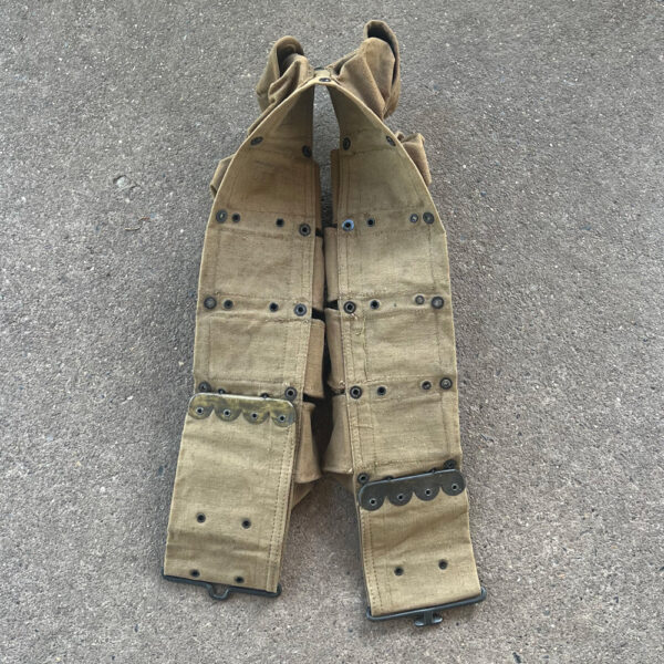 WW1 US Model 1917 10 Pocket Medical Belt Long 1918 - Image 6
