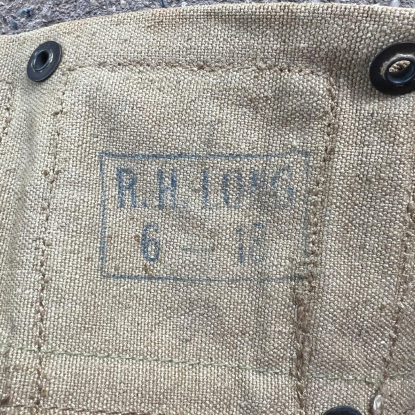 WW1 US Model 1917 10 Pocket Medical Belt Long 1918 - Image 7