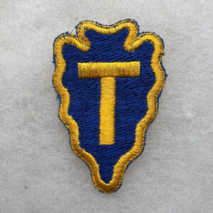 US Army 36th Infantry Division Patch German Made Blue / Gold Variation