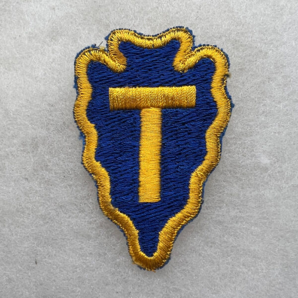 US Army 36th Infantry Division Patch German Made Blue / Gold Variation