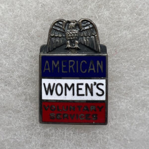 WW2 American Women's Voluntary Service Pin