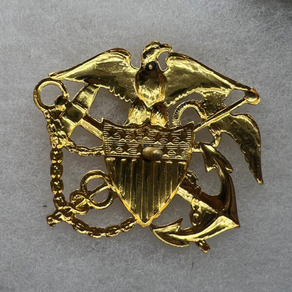 US Navy Public Health Service Officer Hat Badge Boxed - Image 3