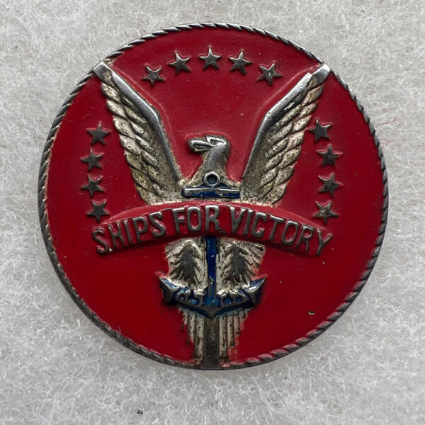 WW2 US Ships For Victory Pin A.E. Co