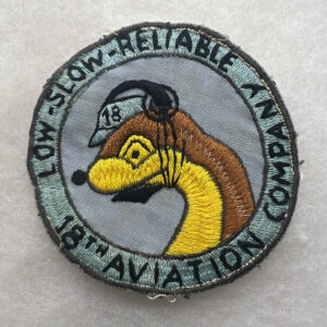 US Army 18th Aviation Company Pocket Patch Vietnamese Made