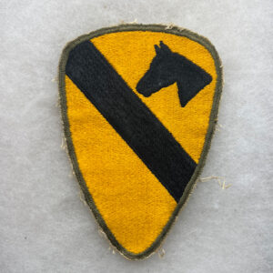 WW2 US Army 1st Cavalry Division Patch Worn
