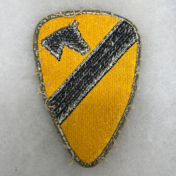 WW2 US Army 1st Cavalry Division Patch Worn - Image 2
