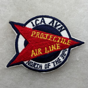 US Army ICA Aviation Projectile Air Line Patch Japanese Made