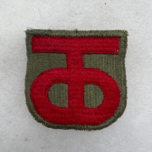 WW2 US Army 90th Infantry Division Patch Round Bottom Variation