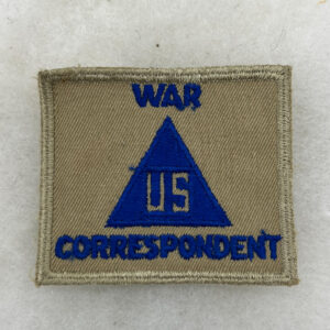 WW2 US Army Non Combatant War Correspondent Patch Twill