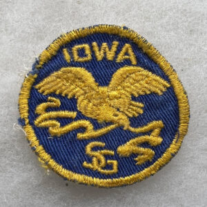 WW2 Iowa State Guard Patch Twill Worn