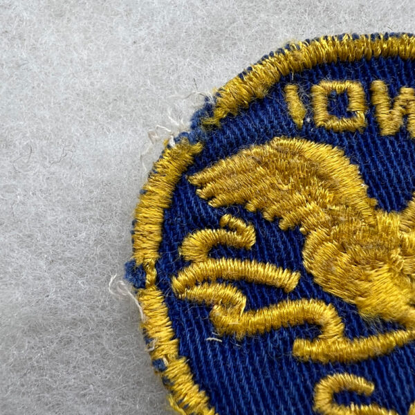 WW2 Iowa State Guard Patch Twill Worn - Image 2