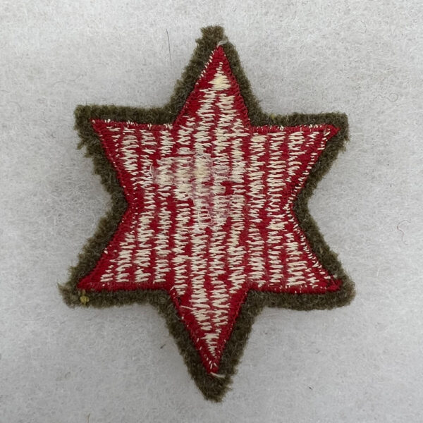 WW2 US Army 6th Infantry Division Patch Embroidered On Wool - Image 2