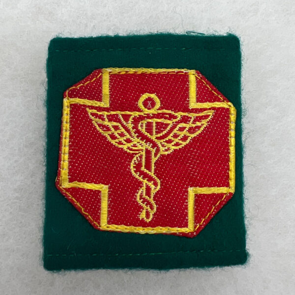 South Vietnamese Medical Patch Woven On Felt Shoulder Loop