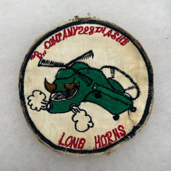 US Army 228th Assault Helicopter Battalion Company B Pocket Patch Vietnamese Made