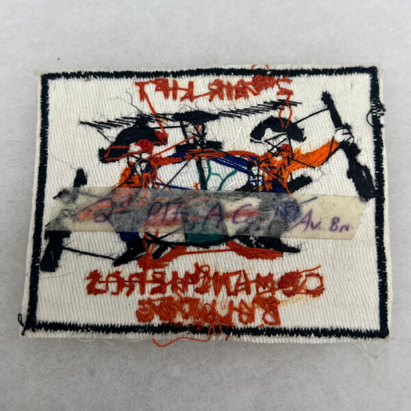 US Army 1st Aviation Battalion 2nd Platoon Pocket Patch Vietnamese Made - Image 2