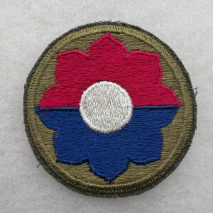 US Army 9th Infantry Division Patch Japanese Made
