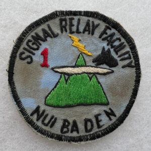 US Army Signal Relay Facility Nui Ba Den Pocket Patch Vietnamese Made