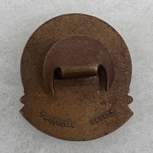 WW2 British Hitler Hate Club Lapel Pin - Image 2
