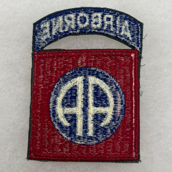 US Army 82nd Airborne Division Patch Attached Tab 1960s - Image 2