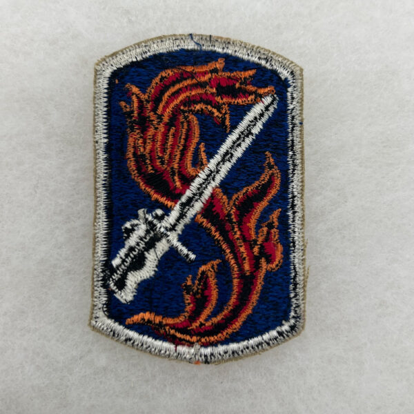 US Army 198th Infantry Brigade Patch Japanese Made - Image 2
