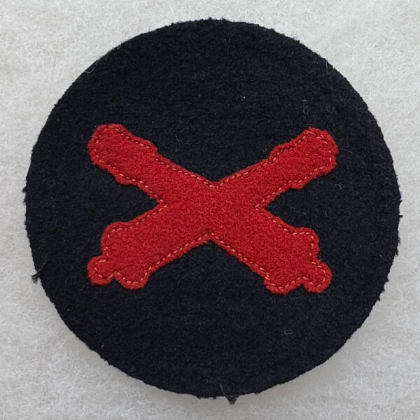 1908 US Army Coast Artillery Chevron Patch