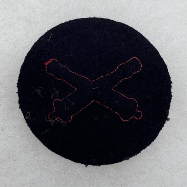 1908 US Army Coast Artillery Chevron Patch - Image 2