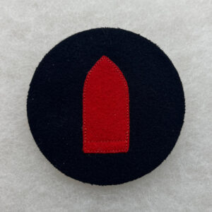 US Army 1908 Coast Artillery Gunner Chevron Patch