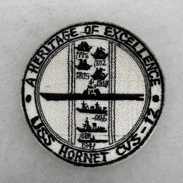 US Navy USS Hornet CVS-12 Patch Theater Made