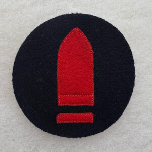 1908 US Army Artillery 1st Class Gunner Chevron Patch