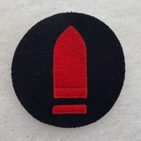 1908 US Army Artillery 1st Class Gunner Chevron Patch