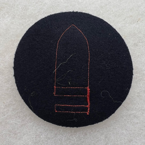 1908 US Army Artillery 1st Class Gunner Chevron Patch - Image 2