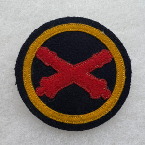 1908 US Army Coast Artillery Chevron Patch