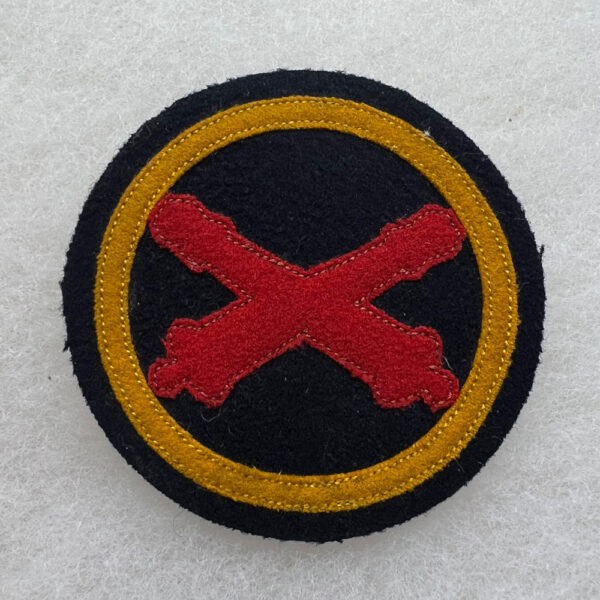1908 US Army Coast Artillery Chevron Patch