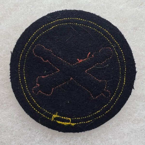 1908 US Army Coast Artillery Chevron Patch - Image 2