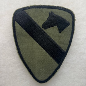 US Army 1st Cavalry Division Patch Twill Subdued