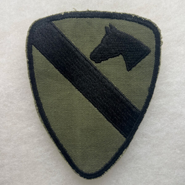 US Army 1st Cavalry Division Patch Twill Subdued