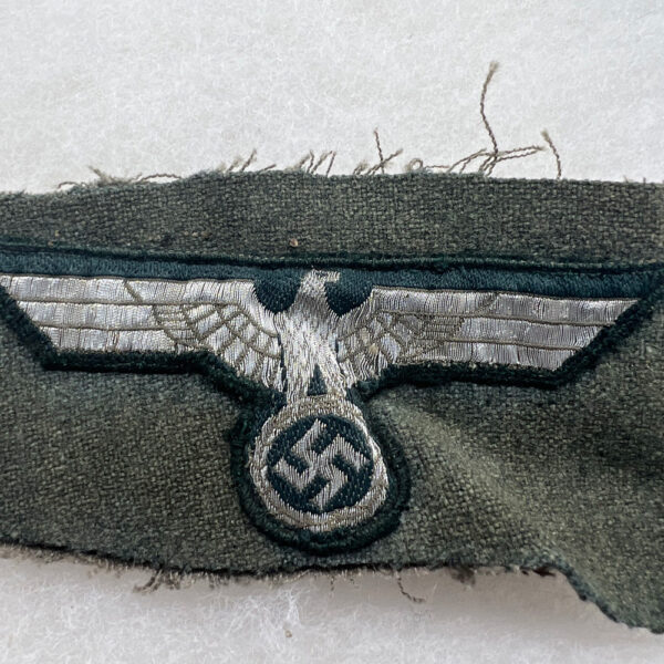 WW2 German Army Flatwire EM / NCO Breast Eagle Cut Off Uniform - Image 2