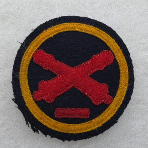 1908 US Army Coast Artillery Chevron Patch