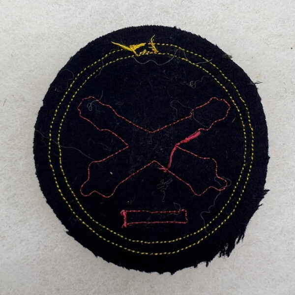 1908 US Army Coast Artillery Chevron Patch - Image 2