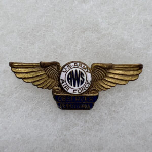 WW2 US Army Air Force Air Warning Service Pennsylvania Observer Wing