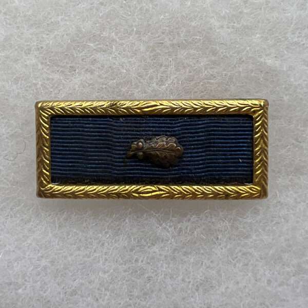 WW2 US Army Presidential Unit Citation Ribbon Bar With Oak Leaf Cluster Pinback